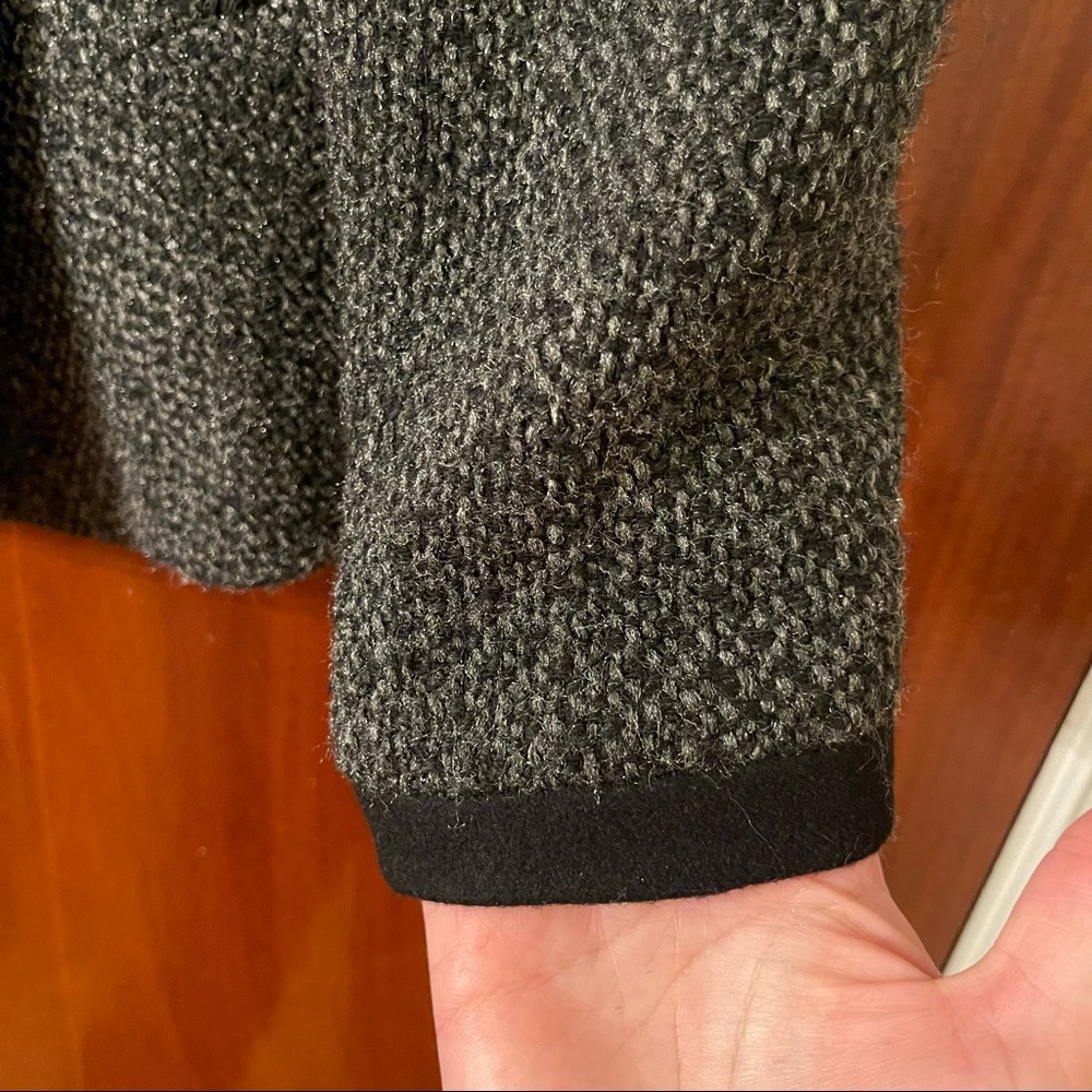 Zara Basic Tweed Button Up Blazer/Jacket - image 4